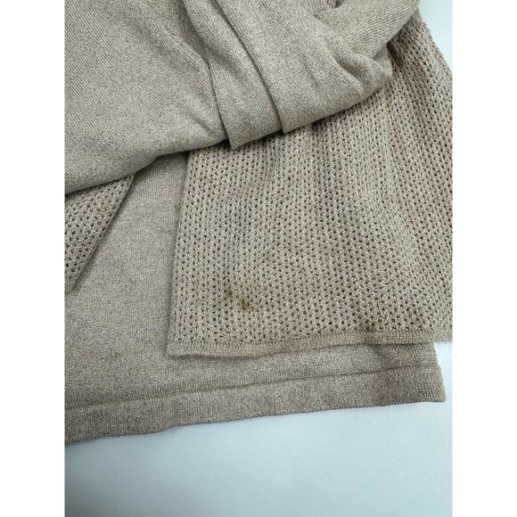 Calvin Klein Womens Top Size Medium Brown Long Bell Sleeve Knit - Picture 10 of 11